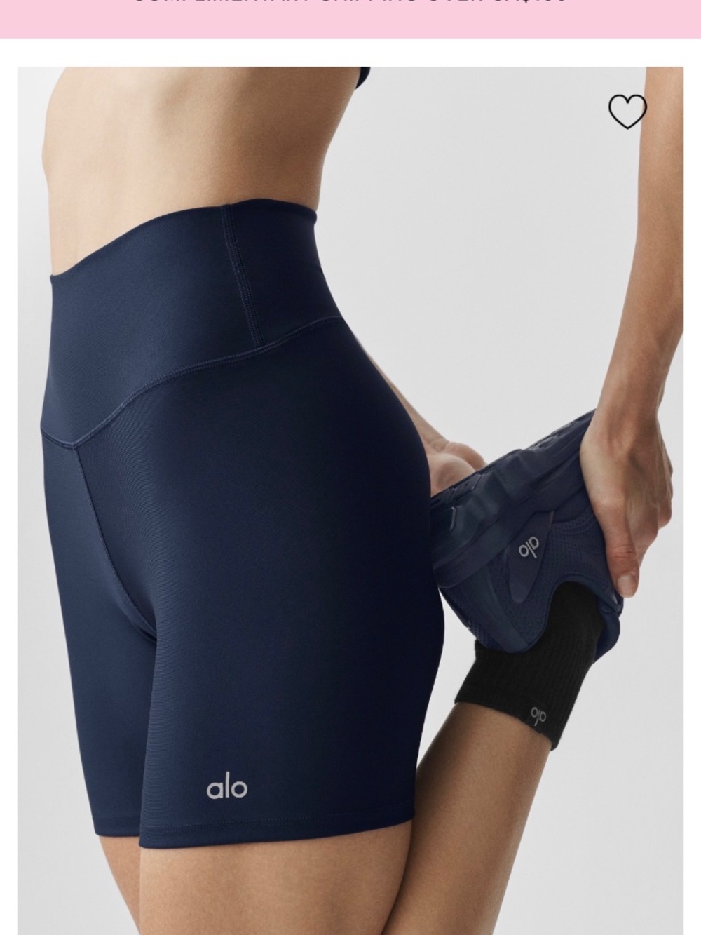 Alo yoga 5” airlift energy shorts - black